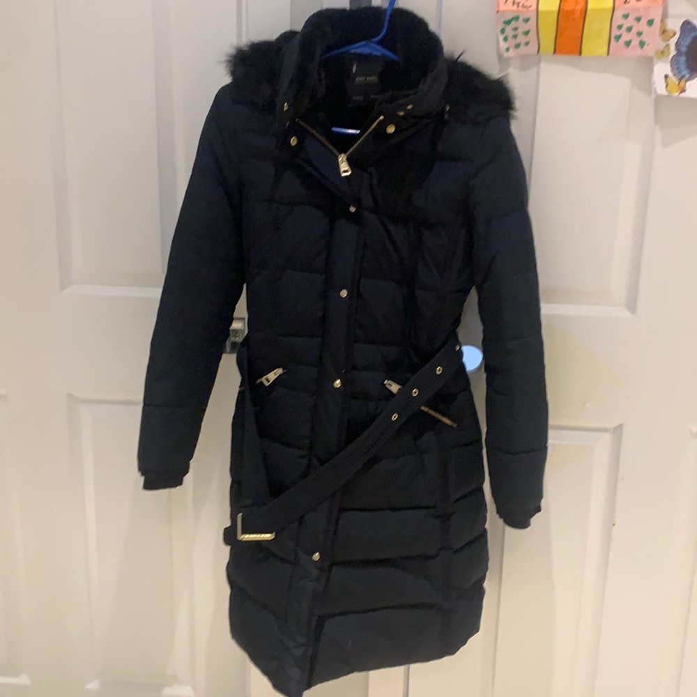 Zara long navy woman jacket